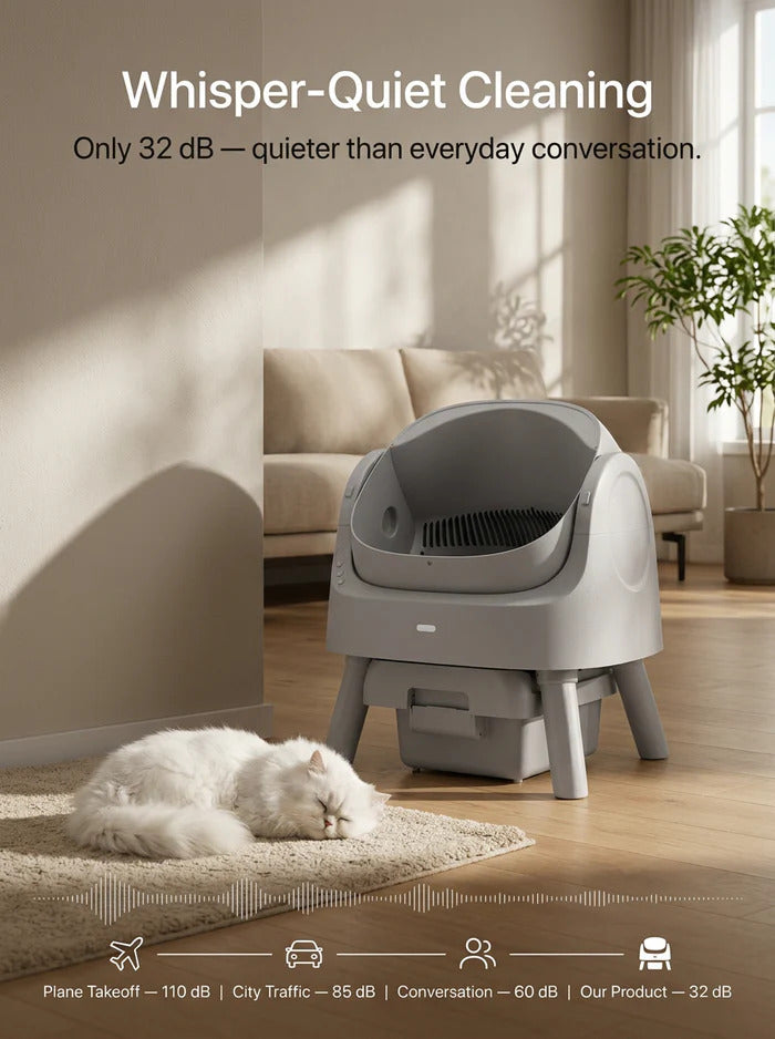 Smart Automatic Self-Cleaning Cat Litter Box