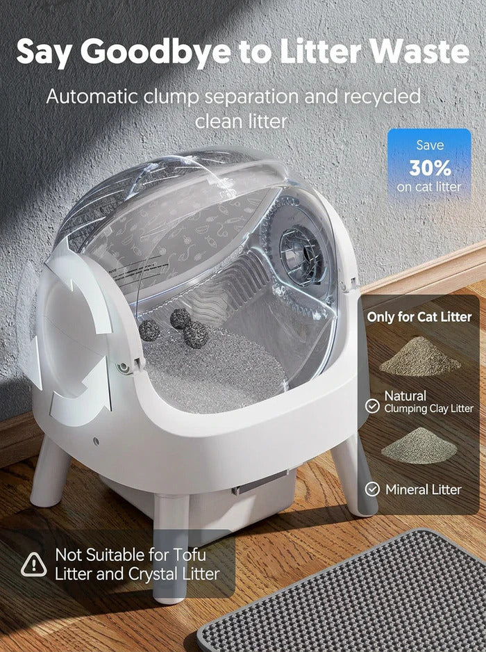 Smart Automatic Self-Cleaning Cat Litter Box